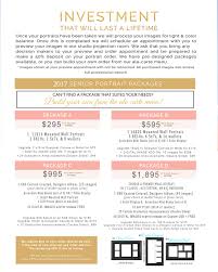 portrait photography pricing